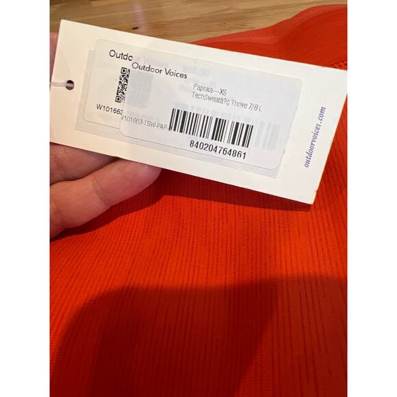 Outdoor Voices TechSweat Thrive 7/8 Leggings in Paprika Women's XS NWT - Picture 6 of 10